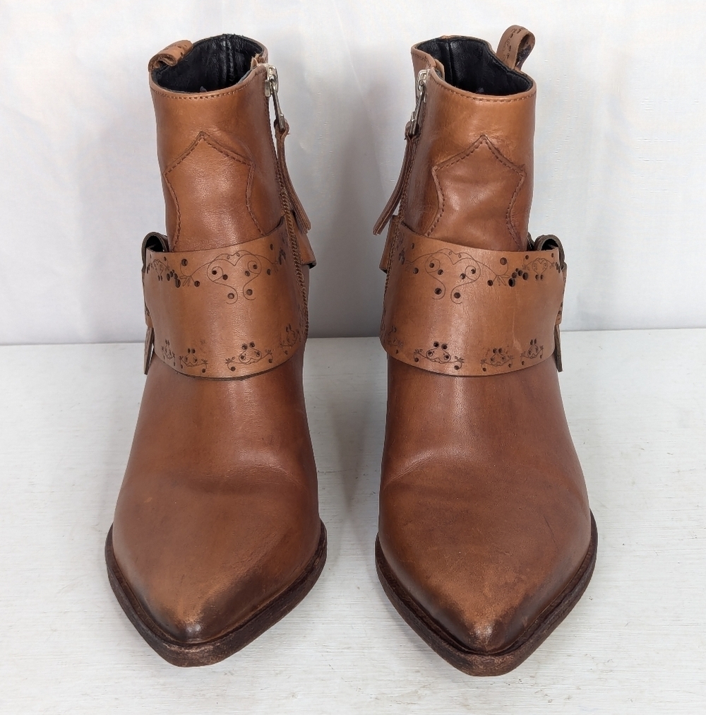 Golo Tombstone Western Cowgirl Booties Boots - Women's Size 6.5 - Picture 6 of 9